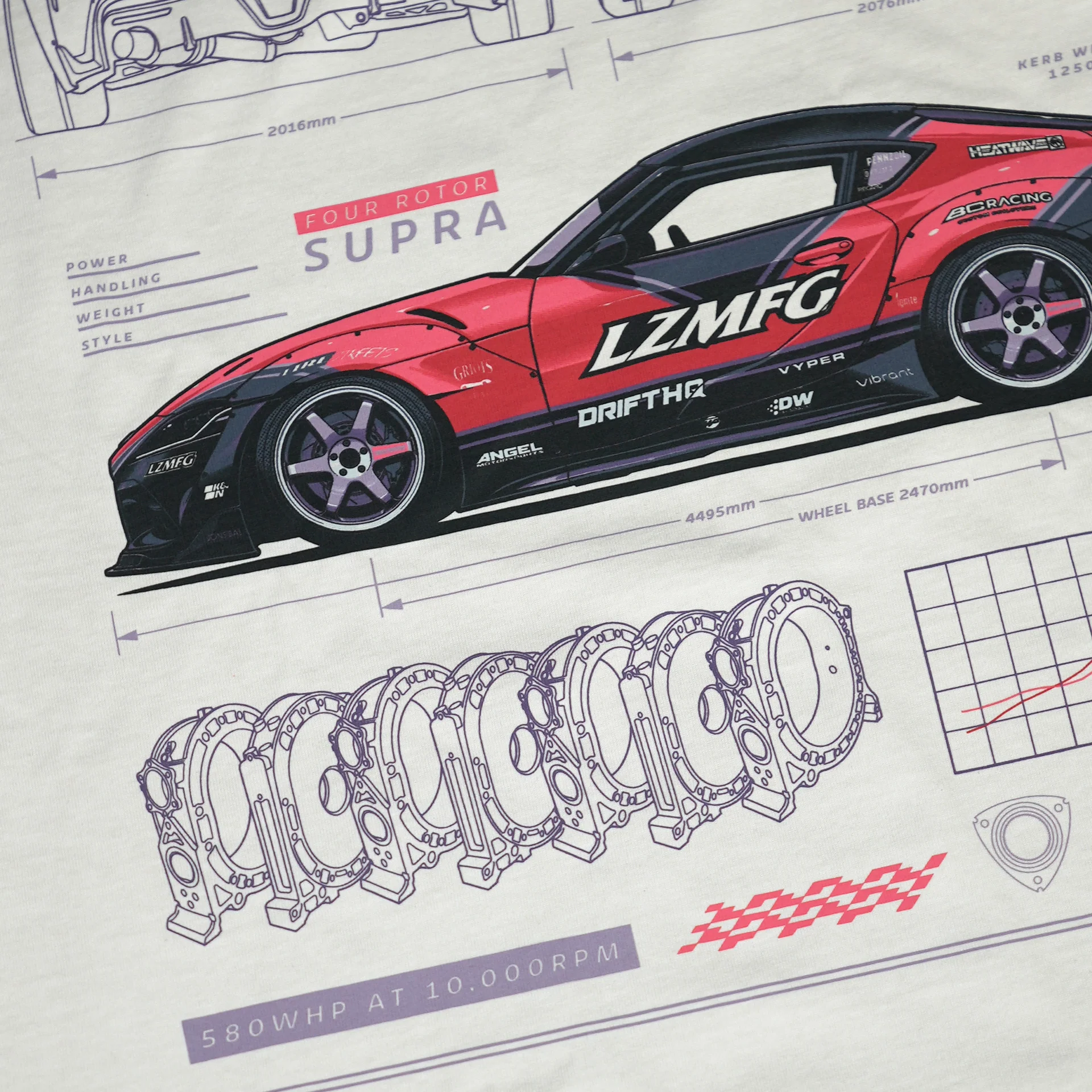 A90 Supra Heavyweight Tee - Image 3