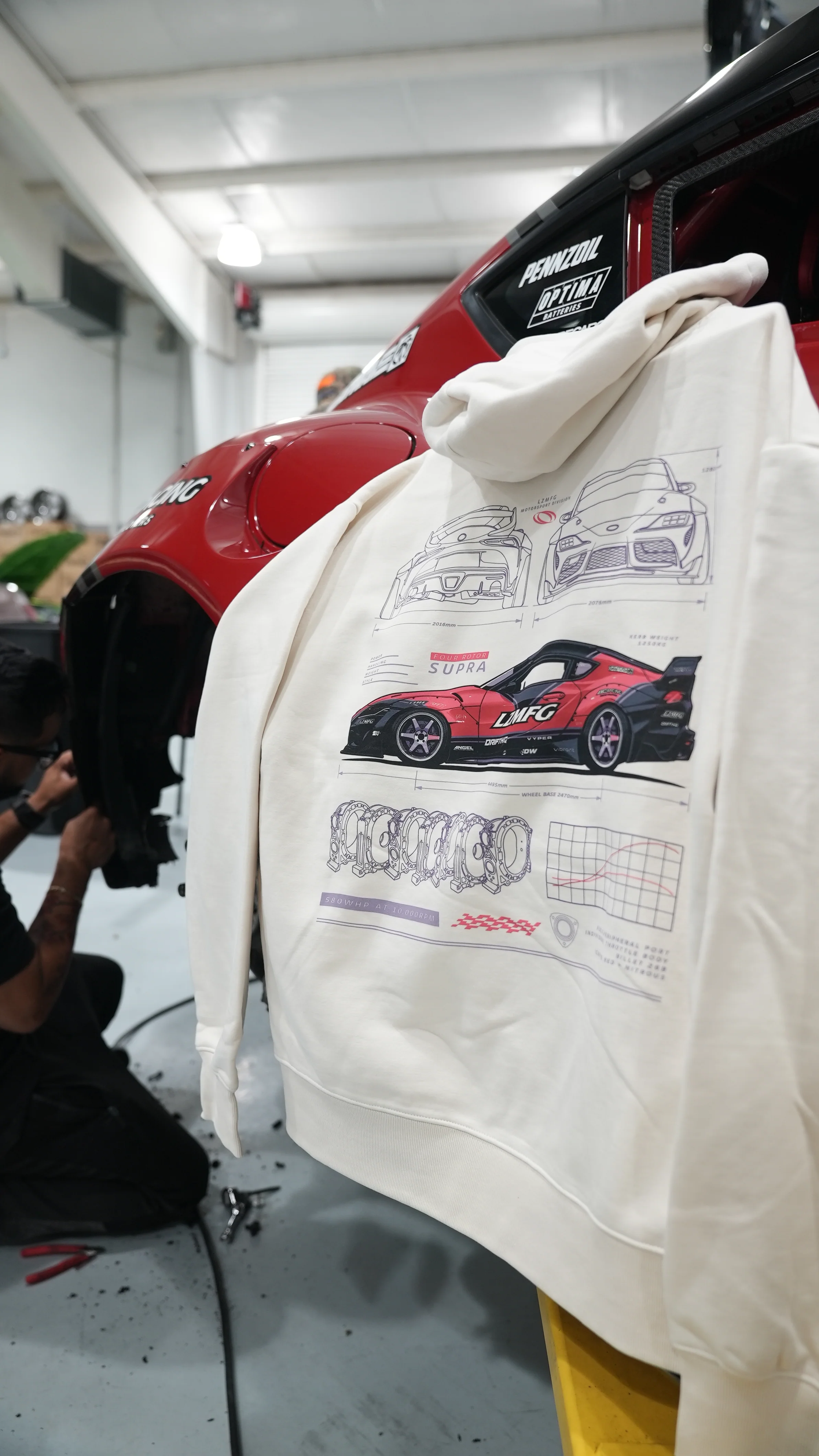 A90 Supra Heavy Hoodie - Image 7