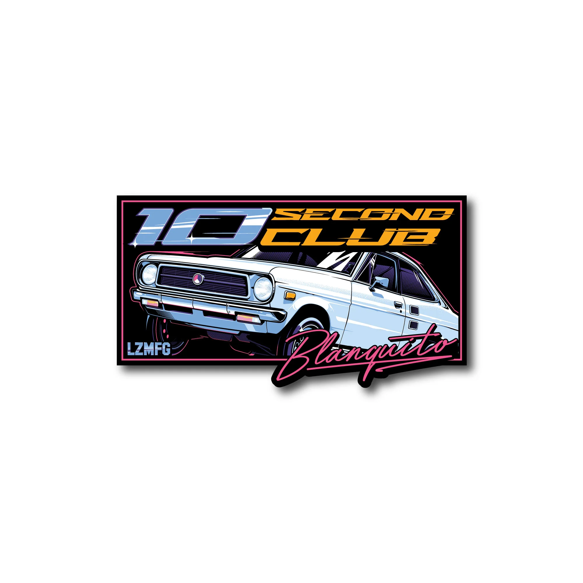Blanquito 10 Second Club Sticker