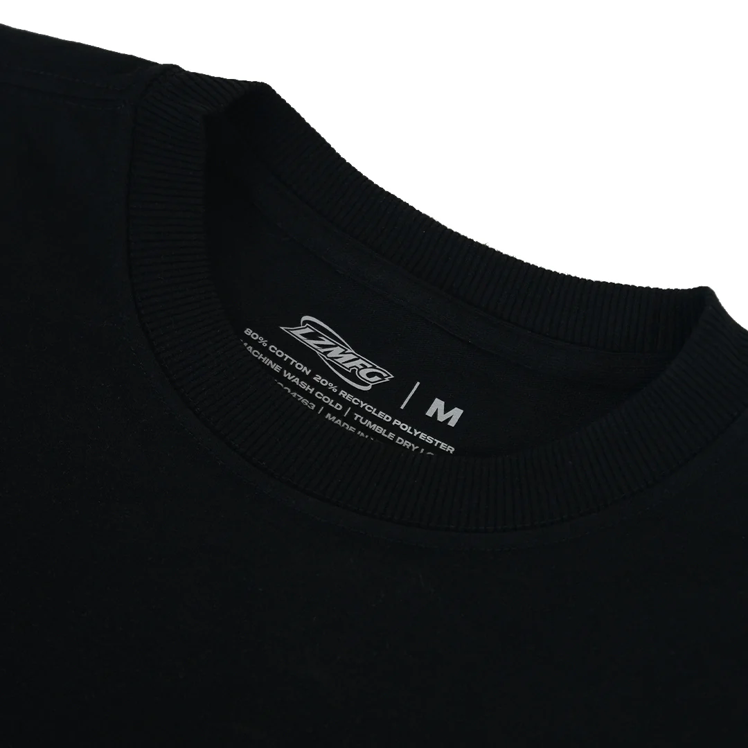 Evo Heavyweight Tee: Black - Image 5