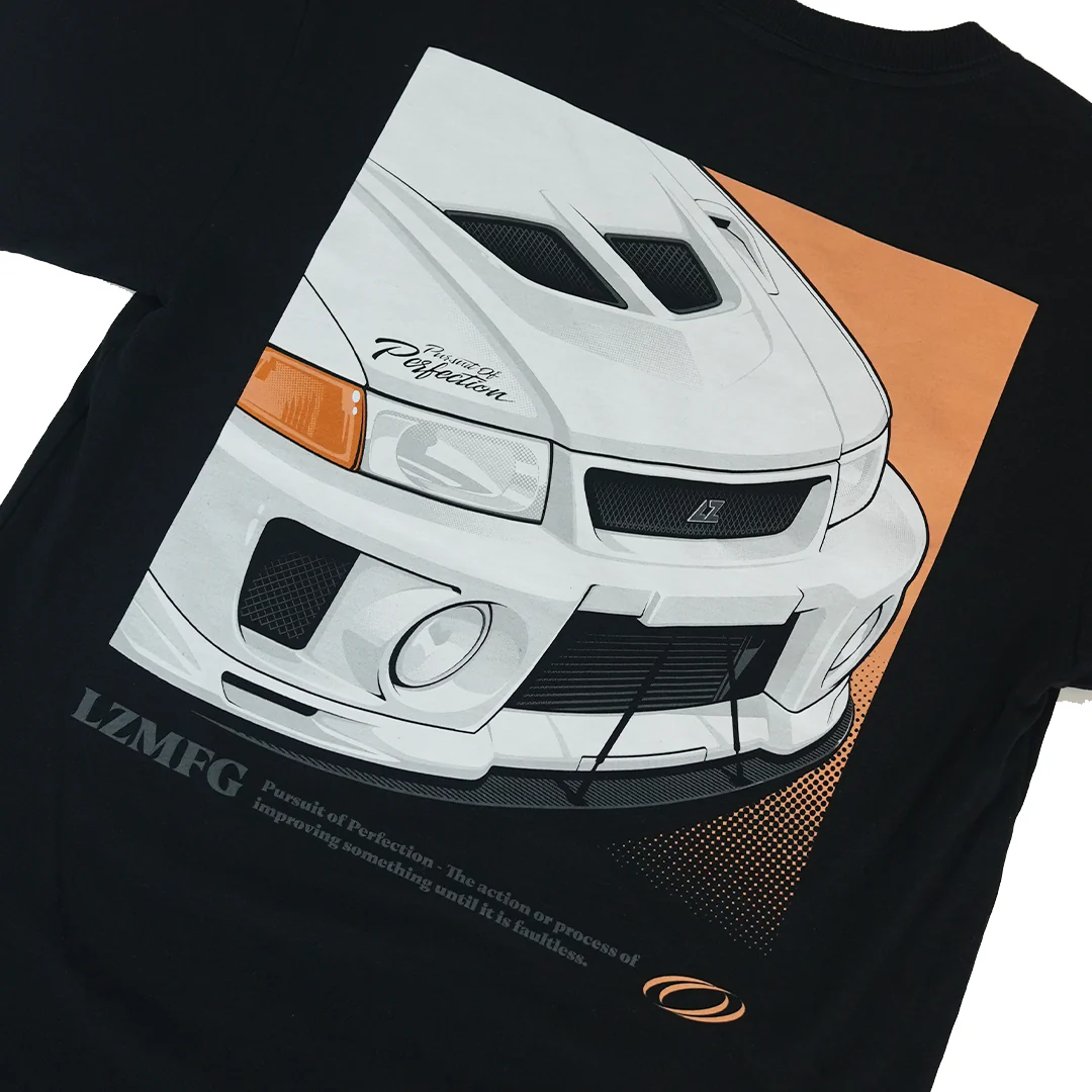Evo Heavyweight Tee: Black - Image 7