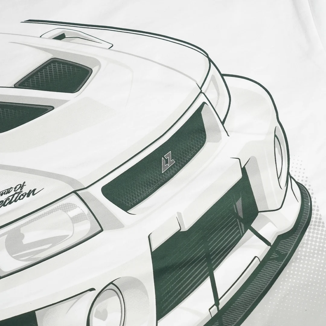 Evo Heavyweight Tee: White - Image 3