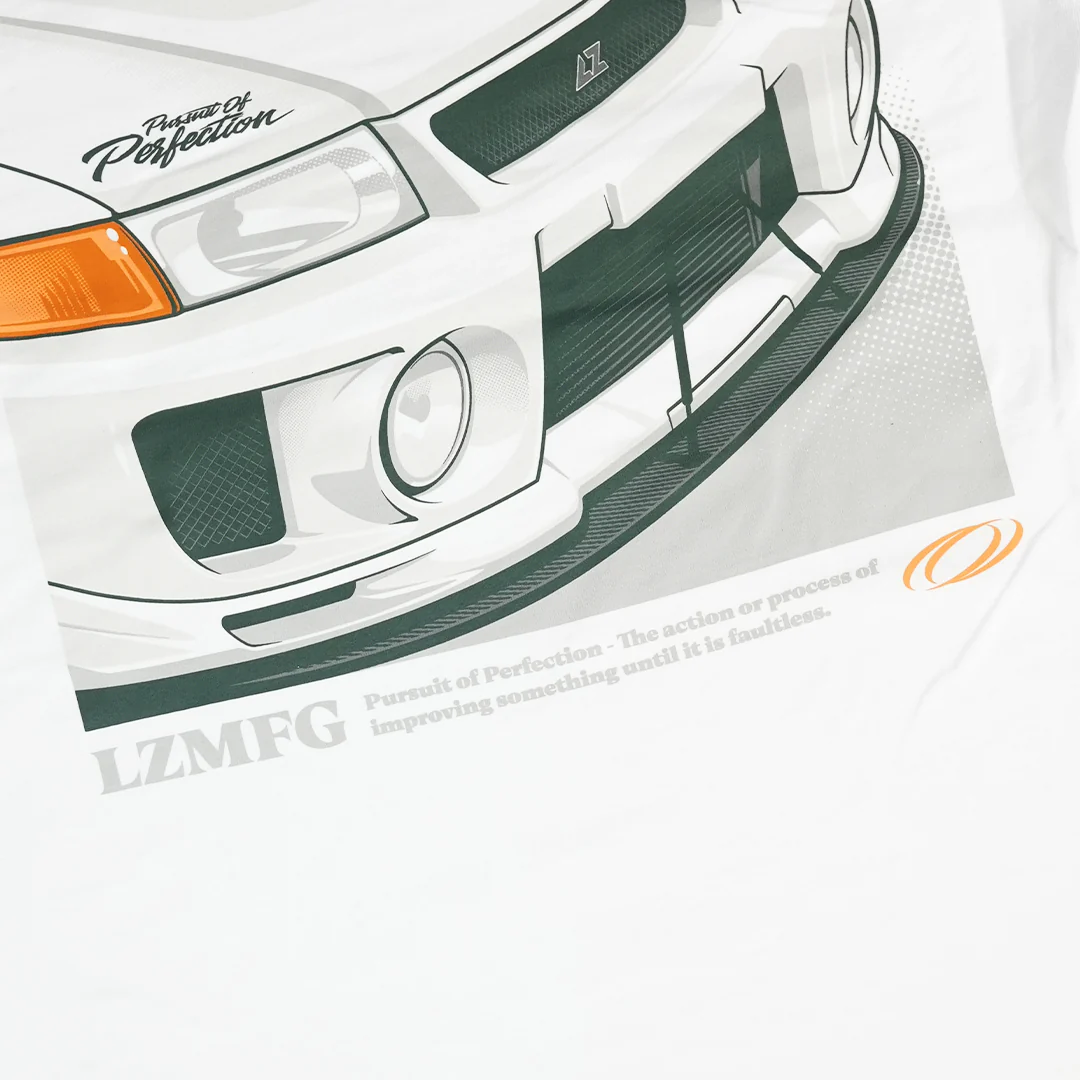 Evo Heavyweight Tee: White - Image 4