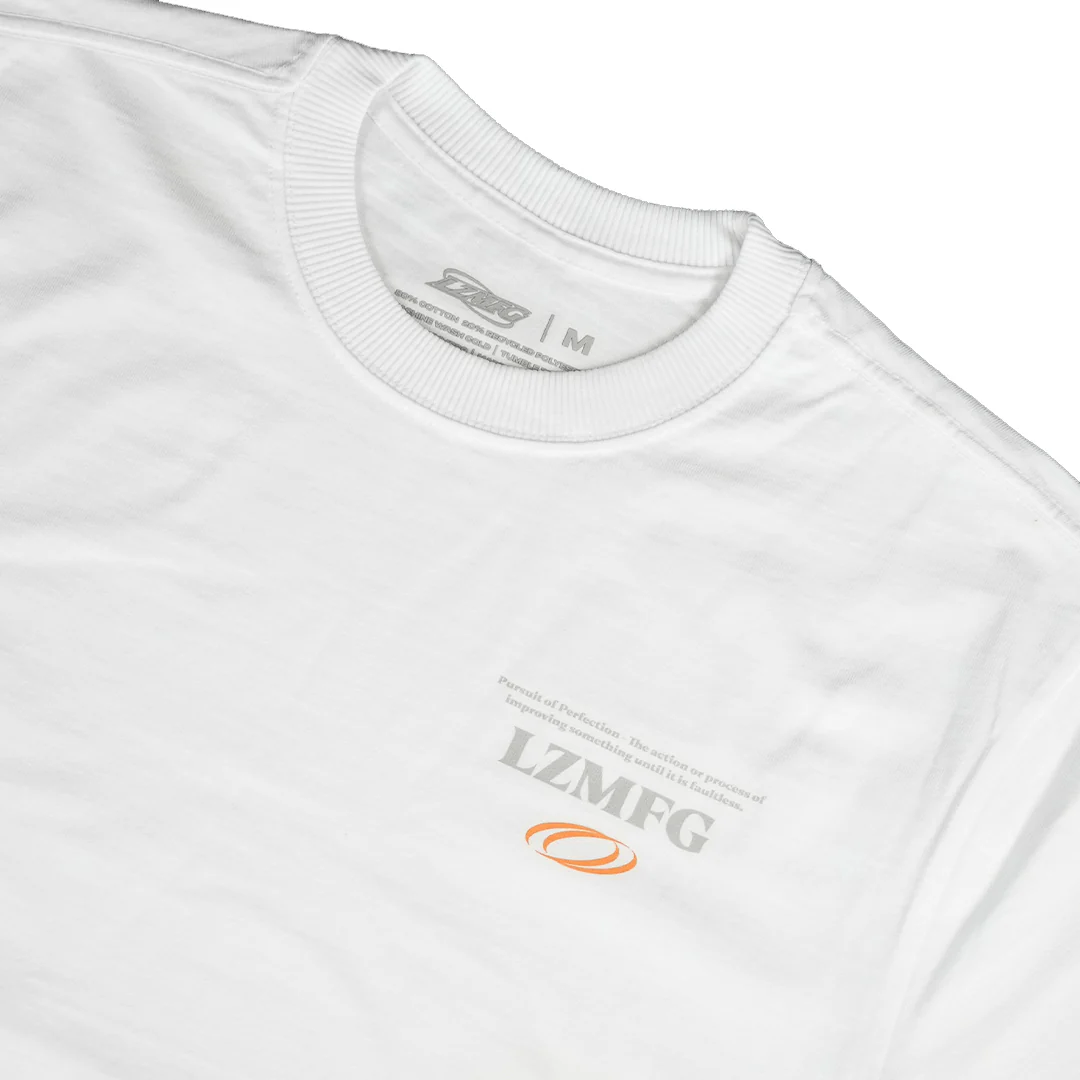 Evo Heavyweight Tee: White - Image 5