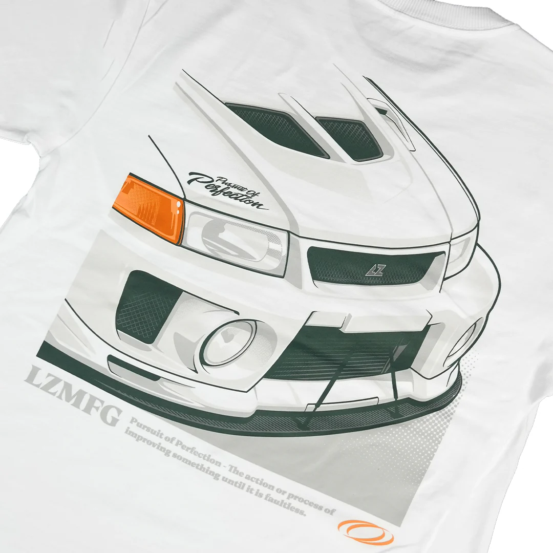 Evo Heavyweight Tee: White - Image 7