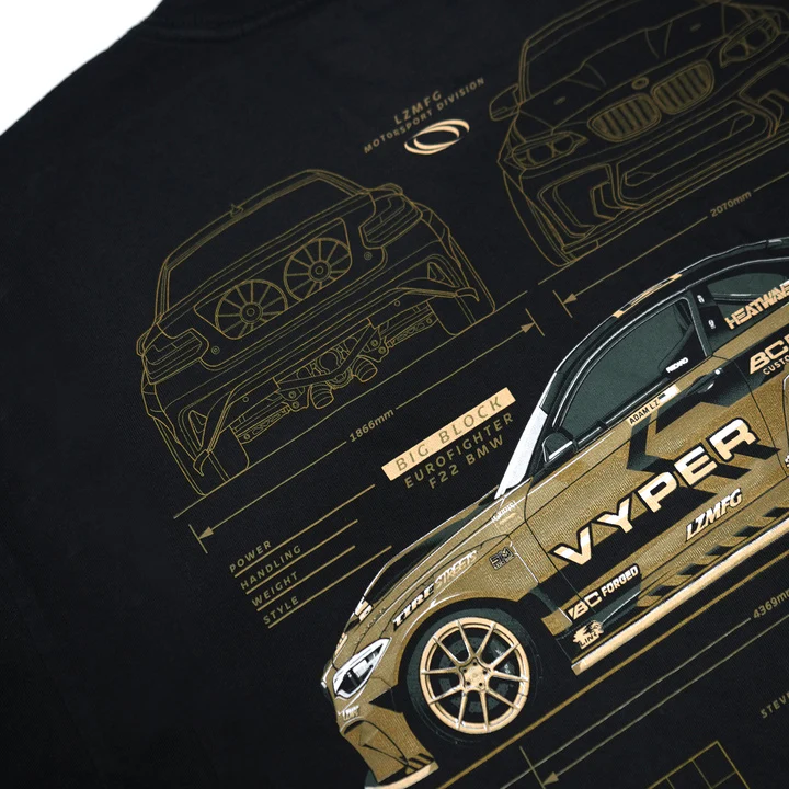 Big Block F22 Heavyweight Tee - Image 3