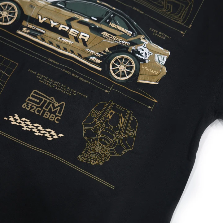Big Block F22 Heavyweight Tee - Image 4