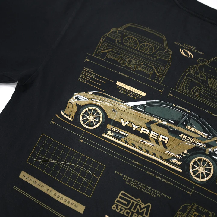 Big Block F22 Heavyweight Tee - Image 5