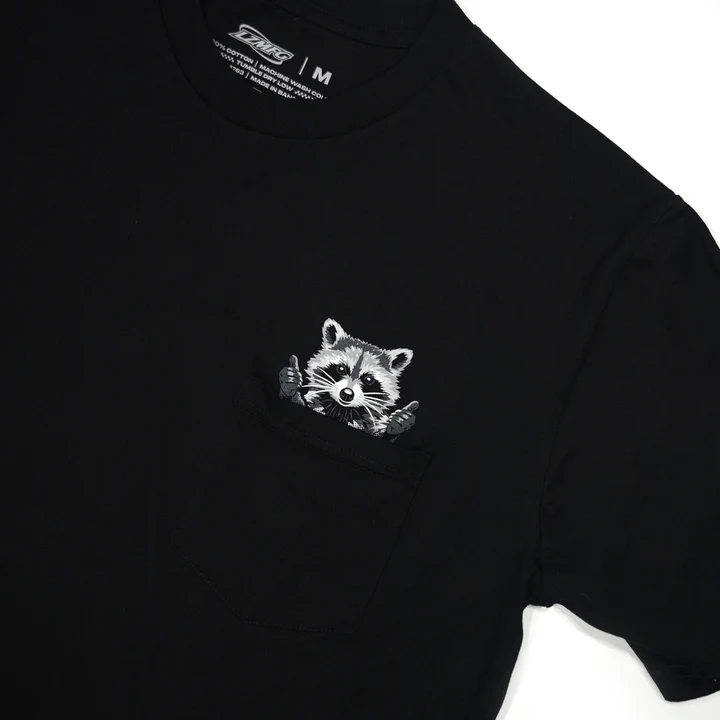 F22 Raccoon Pocket Tee - Image 4