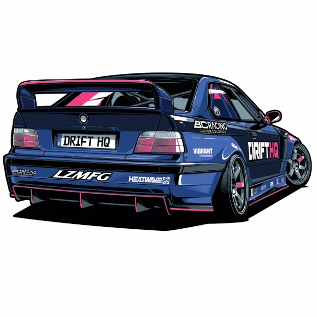 FD E36 Sticker (Rear)