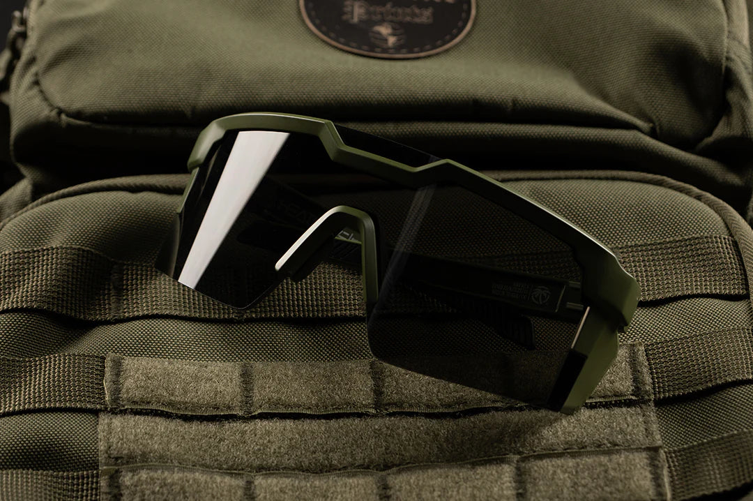 Heatwave Future Tech Sunglasses OD Green - Image 3