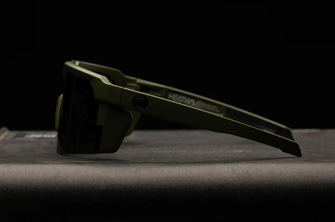 Heatwave Future Tech Sunglasses OD Green - Image 4