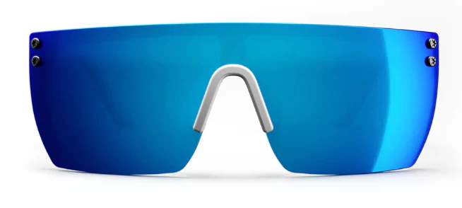 Heatwave Kids Lazer Face Sunglasses: Stars and Stripes / Galaxy Blue Lens - Image 3