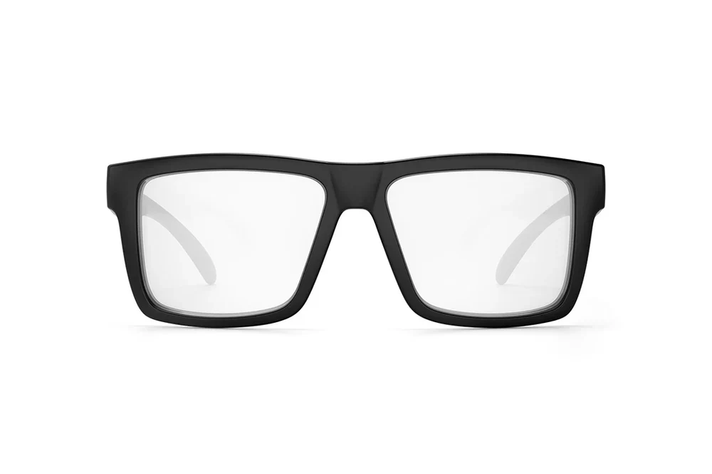 Heatwave Vise Sunglasses: Black Frame / Clear Lens - Image 2