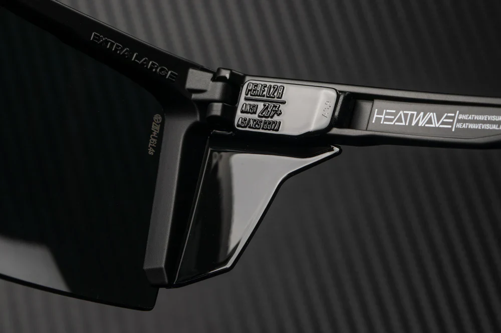 Performance XL Lazer Face Sunglasses: Black Z87+ - Image 4