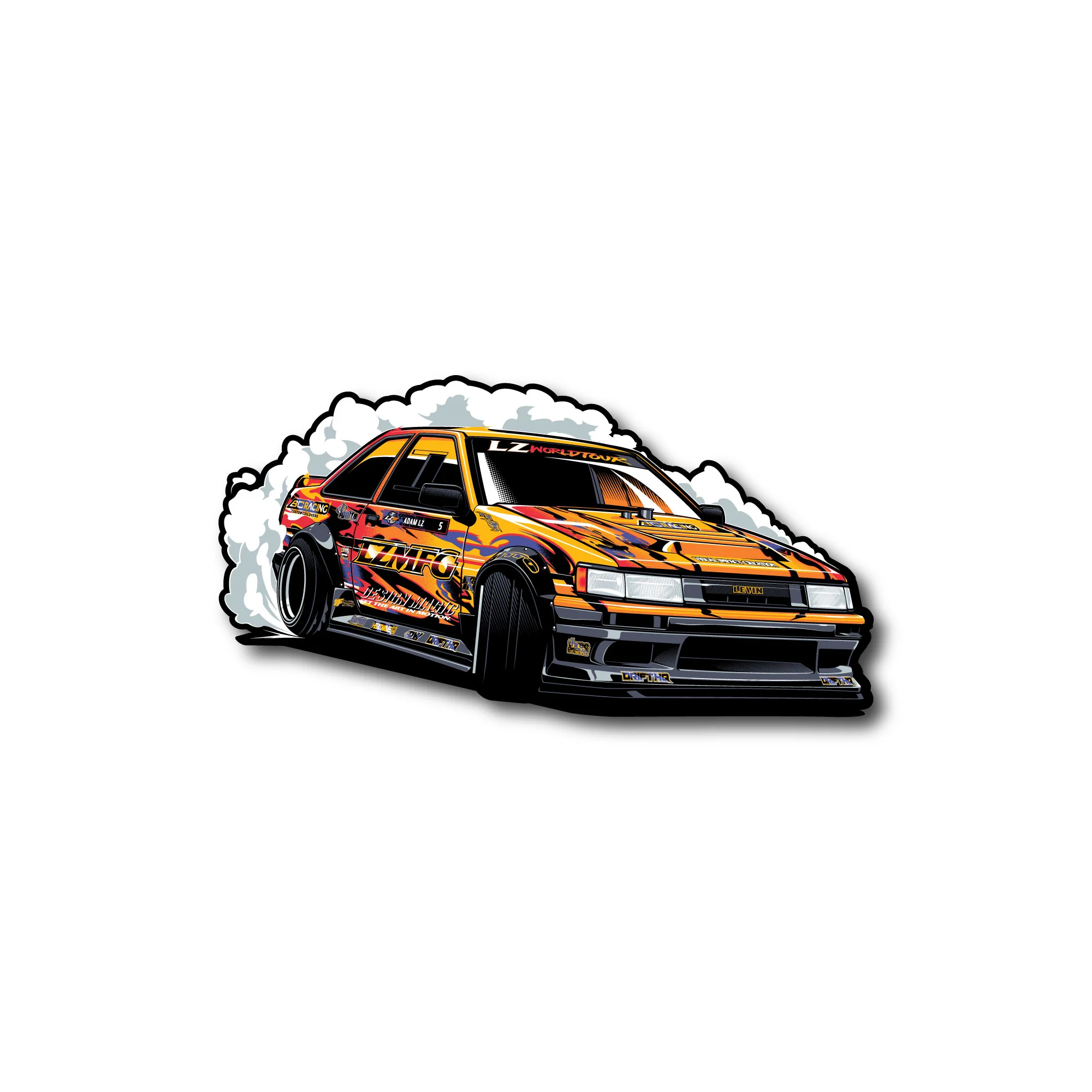 LZ World Tour AE86 Sticker