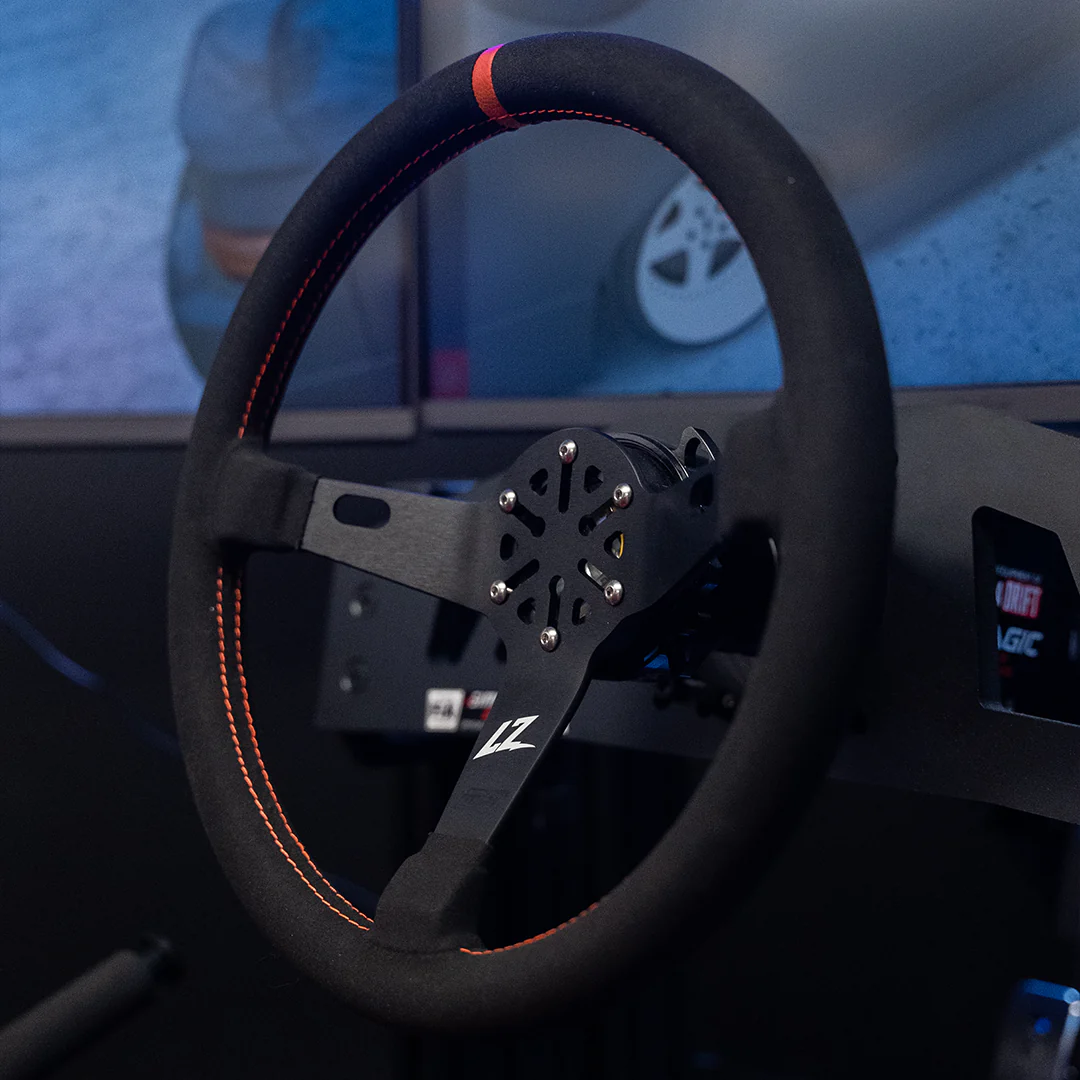 Sim Racing Drift Steering Wheel - Alcantara - Image 3