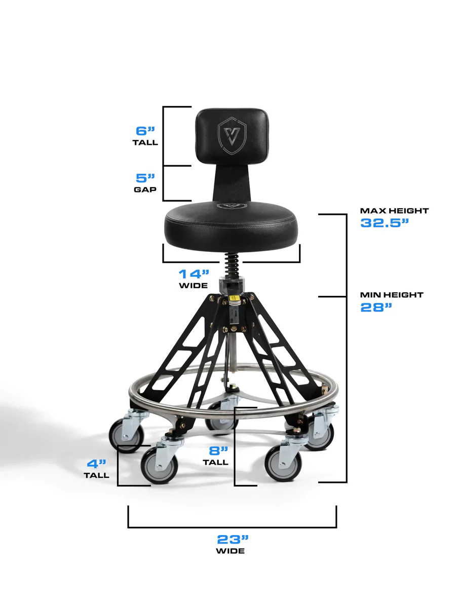 Vyper Chair- Elevated Steel Max with Quick Height - Image 4