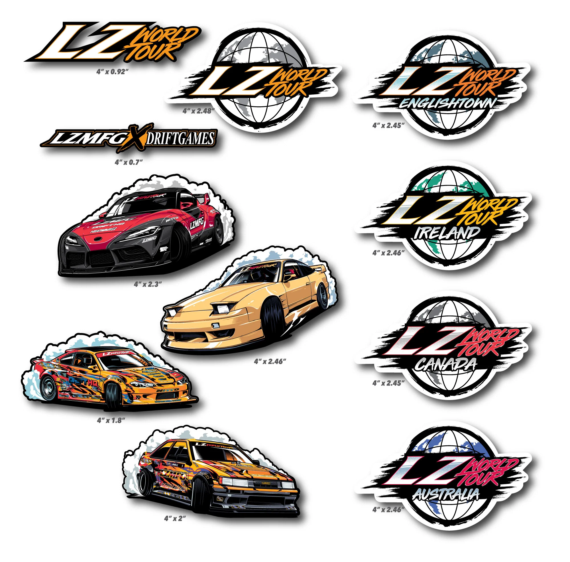 World Tour Sticker Pack